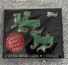 The Addams Family Movie Trading Cards One FACTORY SEALED 8 Card Pack 1991 Topps picture