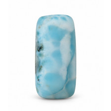 Genuine Light Blue Larimar Rectangle Stones 36mm picture