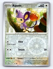 Aipom 145/182 Common Paradox Rift Pokemon Reverse Holo Near Mint picture