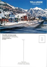Continental Telluride Victorian Homes Snowy Colorado Postcard picture