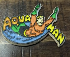 Rare 1970’s Aquaman Die Cut Plastic Magnet picture