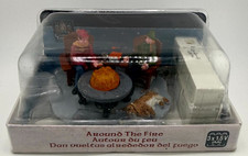 Carole Towne Around The Fire Animated Lighted Village Accent Lemax 04238 New picture