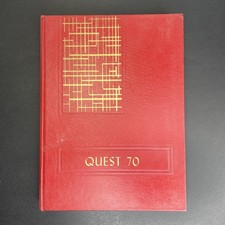 Vintage M.M. Robinson High School Yearbook 1970 Quest 70 Burlington Ontario picture