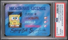 2025 Topps Chrome SpongeBob Milkshake License #SW-3 61/99 PSA 10 picture