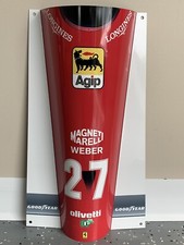 WOW Gilles Villeneuve FORMULA 1 F1 Race Car Style Sign 126 C2 1982 picture