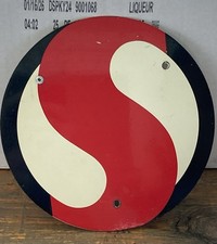 VINTAGE Original Rare SAFEWAY GROCERY STORE PORCELAIN Truck Cart Sign picture