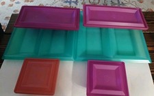TUPPERWARE 10Pc GET TOGETHER Buffet Serving Set w/ Lids Tray 1380 1388 1386 1385 picture