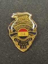 Vintage 1984 Los Angeles Olympics LA County Fire Department Badge Pin NEW  picture