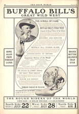 BUFFALO BILL'S Great Wild West 1907 Ad Image - 5 x 7 in Photo Print picture