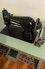 Vintage Singer Industrial Sewing Machine w/ Table Motor Foot Pedal Heavy Duty picture