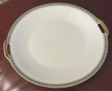 Heinrich H&C Bavarian Porcelain Selb Antique Geometric Art Deco Gold/black Trim picture