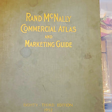 Rand McNally Commercial Atlas & Marketing Guide 83rd Edition 1952 picture