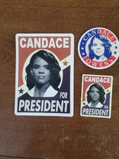 Candace Owens Stickers (3) Variety Pack MADE IN USA picture