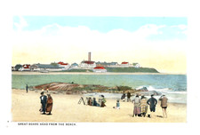 Vintage Hampton Beach NH Double Sided Post Card Size Photo. picture