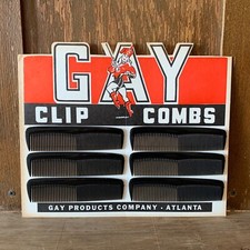 Vintage Original 1950s GAY CLIP COMBS Store SHOP DISPLAY Gay Products Co NOS picture