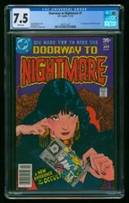DOORWAY TO NIGHTMARE (1978) #1 CGC 7.5 1st APPEARANCE MADAME XANADU WHITE PAGES picture
