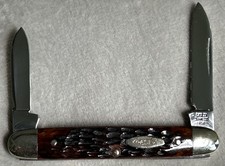 1973 Case XX 6279 Senator 7-Dot Pocket Knife Pretty Bone Mint picture