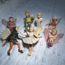 Lot Of  7 Retired Cicely Mary Barker Flower Fairies Ornaments HTF Lates Series picture