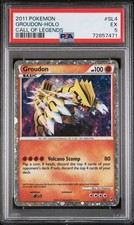 Pokemon Groudon Holo CALL OF LEGENDS #SL4 2011 PSA 5 picture