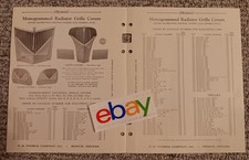 Vintage August 1940 Print Ad  R.M. Thomas Co Radiator Grille Covers Muncie Ind picture