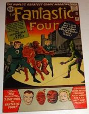 FANTASTIC FOUR #11 KEY FIRST APP IMPOSSIBLE MAN 1963 HARD TO FIND IN HIGH GRADE picture