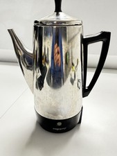 VTG  Chrome Presto 0281105 Electric Coffee Maker Pot Percolator Urn 12 Cup *Read picture