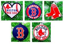 Boston Red Sox Baseball Ornament 5pc Set Rafael Devers John Schreiber picture