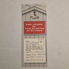 Vintage Vonachens Junction Menu Famous 1960s Peoria Illinois Restaurant picture