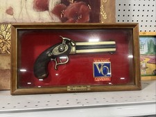 1816 Double Barrel Pistol Shadow Box -Gentleman’s Bar- Seagram’s VO picture