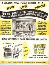 1952 Chicago Coin Band Box Flyer Vintage Jukebox Music Promo Ephemera picture