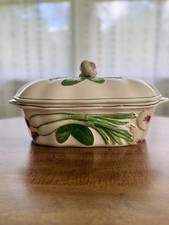 Vintage Vietri Italian Majolica Tureen, Garden Harvest Casserole Dish Rare picture