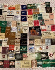 Huge Vintage Matchbook Lot Of 119 All Different picture