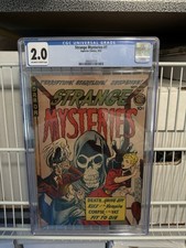 Strange Mysteries #7 CGC 2.0 1952 Pre Code Horror Golden Age PCH GA Skull Cover picture
