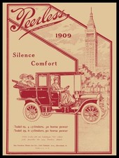 1909 Peerless Automobile of Cleveland, OhiO NEW Metal Sign: 12x16