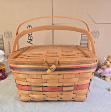 1993 Longaberger Crisco American Baking Celebration Basket Stars & Stripes Combo picture