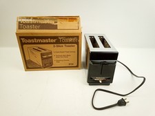 Toastmaster B-700 Vintage 2 Slice Chrome and Black Classic Retro w/ Box picture