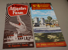 Florida Travel brochures Lot Vintage picture