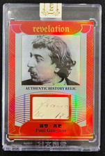 Paul Gauguin 2025 Eternal Revelation #/D 08/25 Relic Authentic Cut Patch Card picture