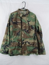 BDU Shirt/Coat Medium Regular Cold Weather Heavy Weight Woodland Camo USGI Army picture