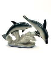 Papel Freelance L63641 Dolphin Figurine Dolphins Riding Waves Statue picture