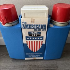 THE AMERICANA SPORTS KIT THERMOS VINTAGE COMPLETE RARE picture