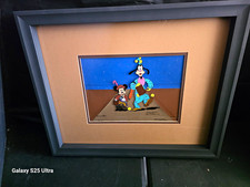 Vintage Disney Animation Cel 1979 / Signed Karen F Gibbs / Mickey Mouse Goofy picture