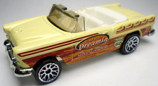 2002 MATCHBOX ACROSS AMERICA '55 CHEVY BEL AIR CALIFORNIA YELLOW DIECAST 3