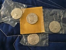 4 VTG Masonic Georgetown OHIO 5 Chapter Shekel Token Lot RAM HTWSSTKS SEALED OLD picture