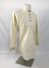 Natural Osnaburg Cotton Shirt - Reenactment Size Large picture