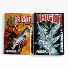 Trigun Vol 2 + Trigun Maximum Vol 1 Manga Lot Yasuhiro Nightow Dark Horse picture