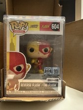 Funko Pop Reverse Flash The Flash #604 3500 PCS LE Gemini + Protector In Hand picture