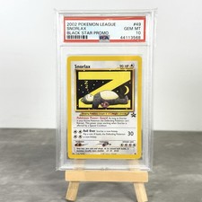 2002 POKEMON LEAGUE PROMO BLACK STAR #49 SNORLAX PSA 10 picture