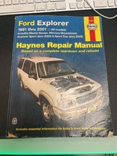 Haynes Repair Manual Ford Explorer 1991-2001 Mazda Navajo Mountaineer picture