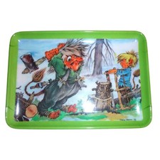 Vintage 1975 Steila Kaasa Norwegian Troll Melamine Mini Tray Scandinavian Art picture